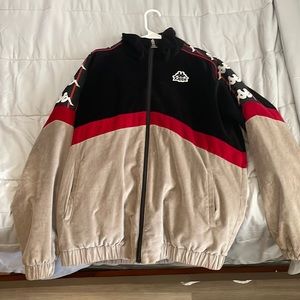 KAPPA SPORTSWEAR JACKET - SIZE L - BLACK & RED